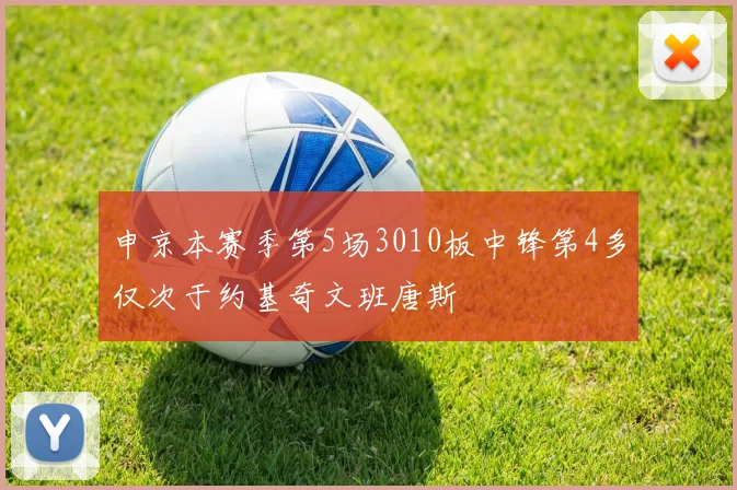 申京本赛季第5场3010板中锋第4多仅次于约基奇文班唐斯